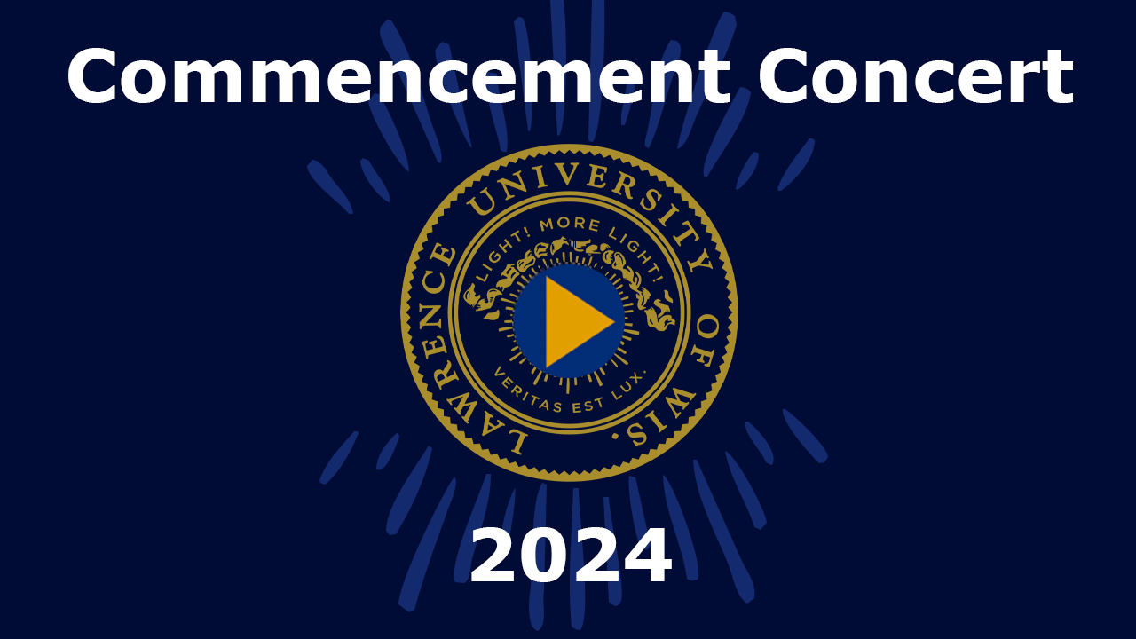 Commencement Concert Live Stream graphic