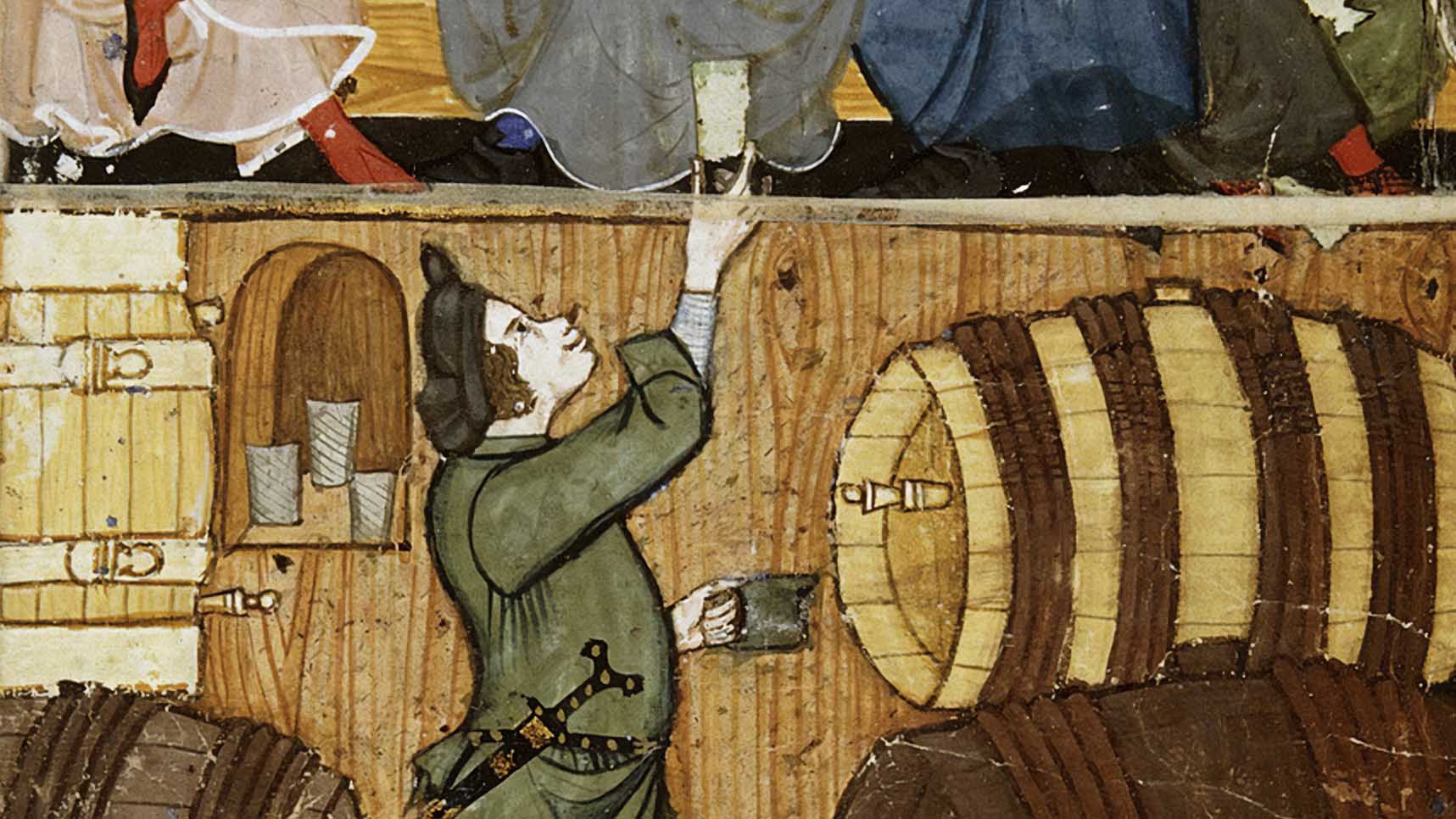 Image taken from Treatise on the Vices of a person serving alcohol