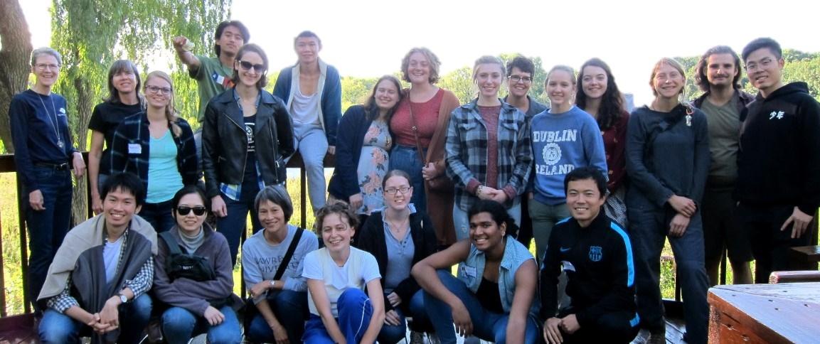 Outside group photo of Eco-Spirituality retreat participants