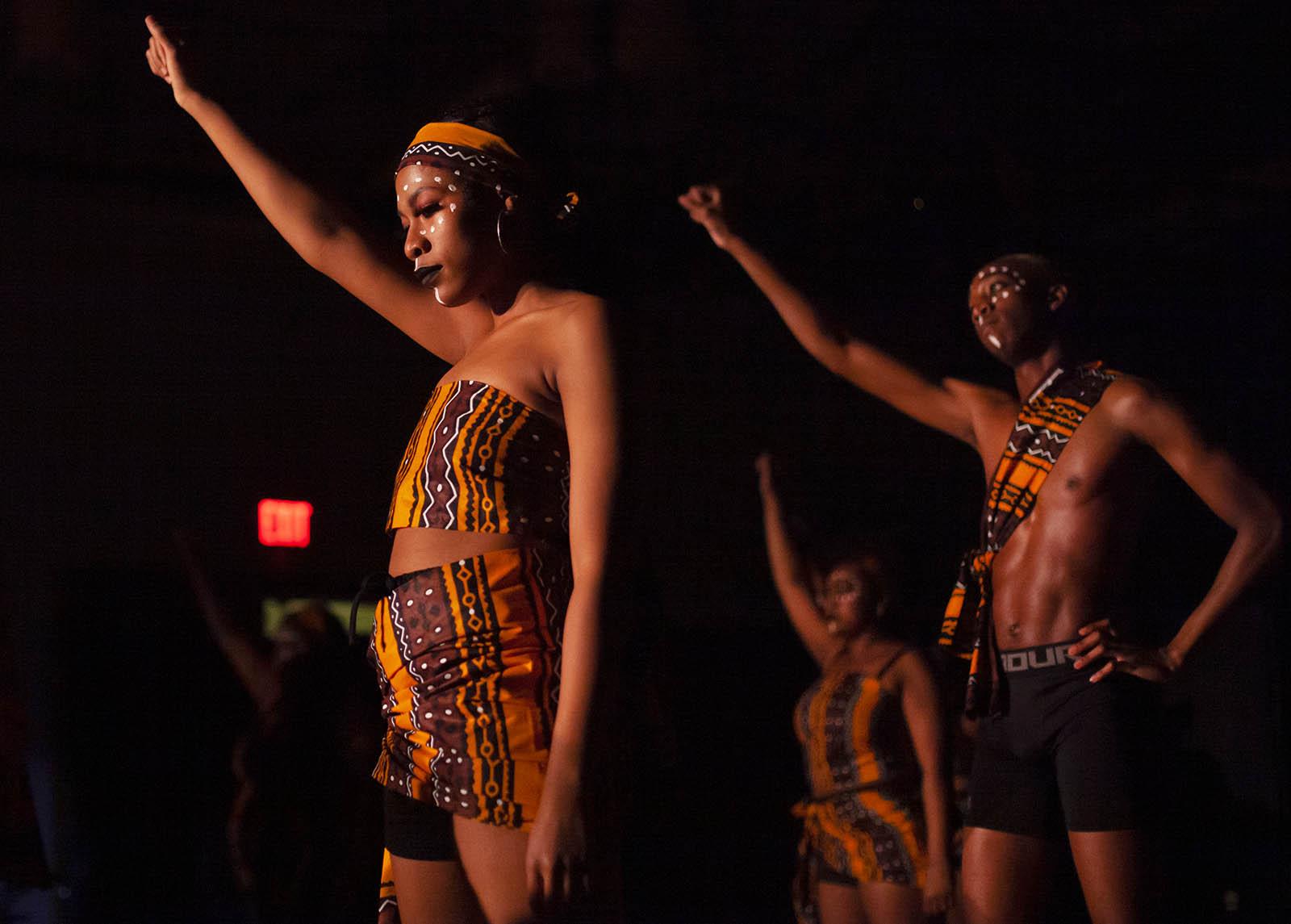 Afrofusions, choreographed by Amaka Udoh, perform during Cultural Expressions.  