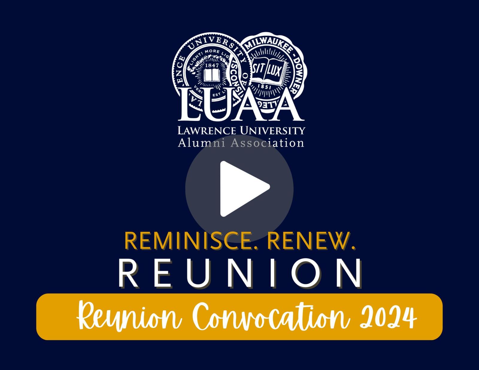 Reunion Convocation livestream