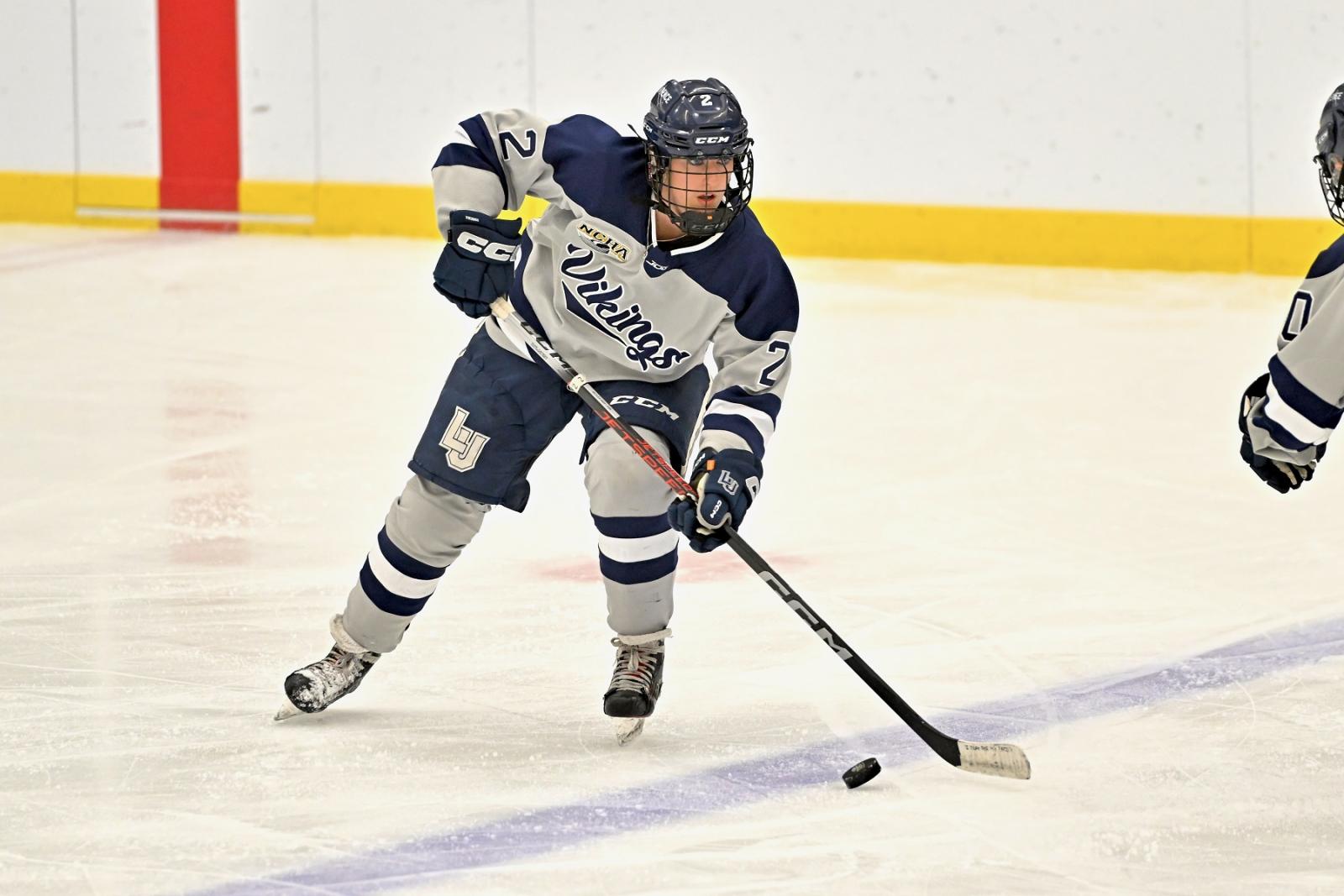 Lauren Moravchik plays for the Vikings women's hockey team.