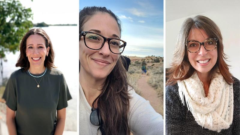 From left: Margaret Malone, Kristina Pagel-Martinez, and Carrie Picardi